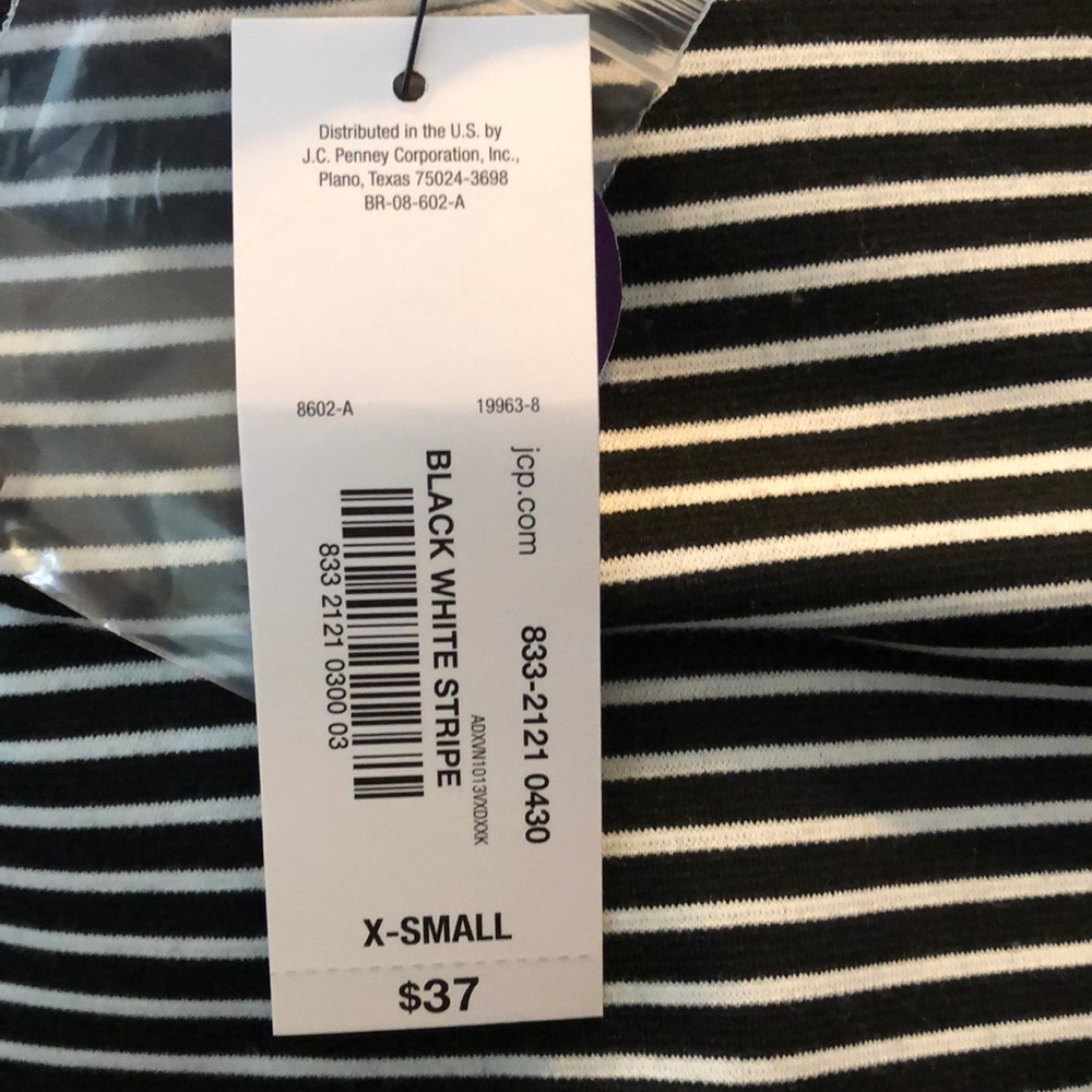 Black & White Striped Top - Picture 4 of 5